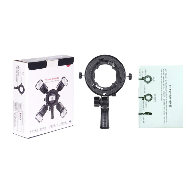 TRIOPO TR-05 Flash Holder Multi-function Camera Universal S-type Holder Accessories Transfer Interface - free shipping - PMC TechLife - Order now!