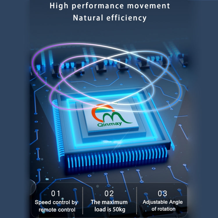 42cm Electric Rotating Display Stand Video Shooting Props Turntable, Load: 100kg, Plug-in Power, US Plug(White) - free shipping - PMc TechLife - Order now!