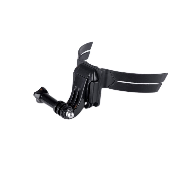 Helmet Mount with J-Hook Buckle  for GoPro Hero12 Black / Hero11 /10 /9 /8 /7 /6 /5, Insta360 Ace / Ace Pro, DJI Osmo Action 4 and Other Action Cameras (Black) - Helmet Mount by PMC Jewellery | Online Shopping South Africa | PMC Jewellery | Buy Now Pay Later Mobicred
