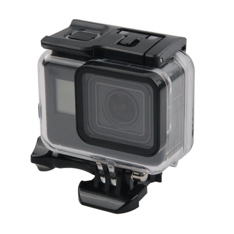 45m Waterproof Housing Protective Case + Touch Screen Back Cover for GoPro NEW HERO /HERO6 /5, with Buckle Basic Mount & Screw, No Need to Remove Lens (Transparent) - Waterproof Cases by PMC Jewellery | Online Shopping South Africa | PMC Jewellery | Buy Now Pay Later Mobicred