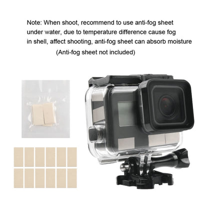 45m Waterproof Housing Protective Case + Touch Screen Back Cover for GoPro NEW HERO /HERO6 /5, with Buckle Basic Mount & Screw, No Need to Remove Lens (Transparent) - Waterproof Cases by PMC Jewellery | Online Shopping South Africa | PMC Jewellery | Buy Now Pay Later Mobicred