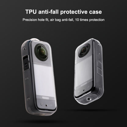 For Insta360 X3 Full Body Clear TPU Protective Case (Transparent) - Case & Bags by PMC Jewellery | Online Shopping South Africa | PMC Jewellery | Buy Now Pay Later Mobicred