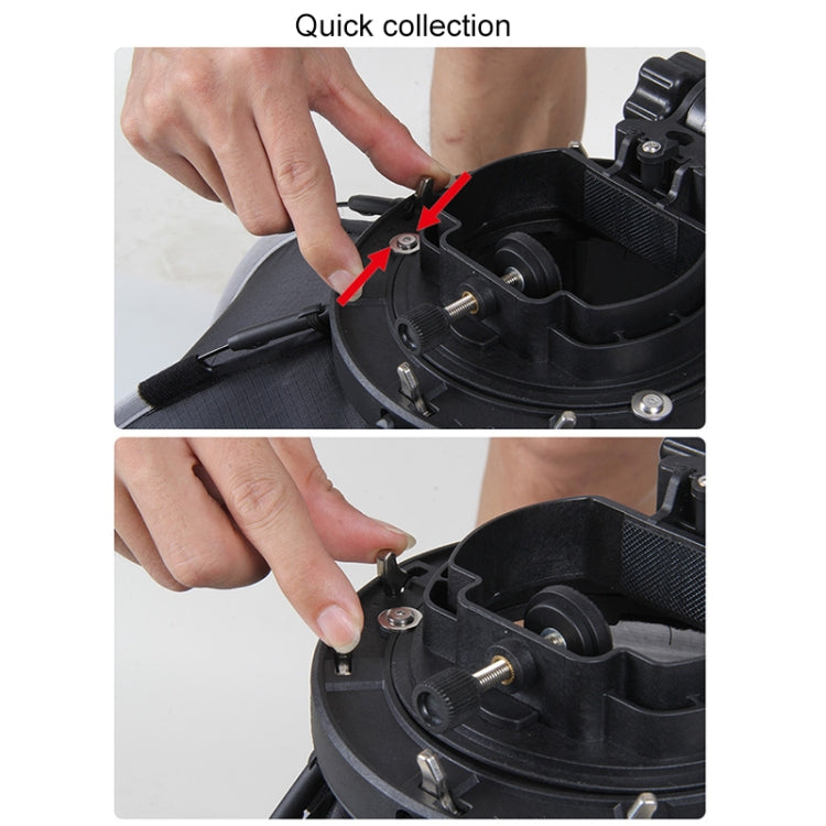 TRIOPO KS2-65 65cm Fast Loading Speedlite Flash Octagon Parabolic Softbox Diffuser (Black) - free shipping - PMC TechLife - Order now!