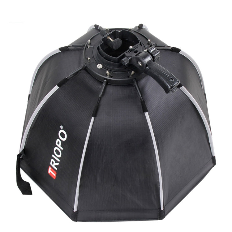 TRIOPO KS2-90 90cm Fast Loading Speedlite Flash Octagon Parabolic Softbox Diffuser (Black) - free shipping - PMC TechLife - Order now!