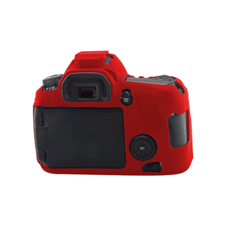 For Canon EOS 6D Mark II Soft Silicone Protective Case (Red) - free shipping - PMC TechLife - Order now!
