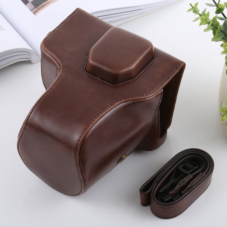 Full Body Camera PU Leather Case Bag with Strap for FUJIFILM X-T3(Coffee) - free shipping - PMC TechLife - Order now!