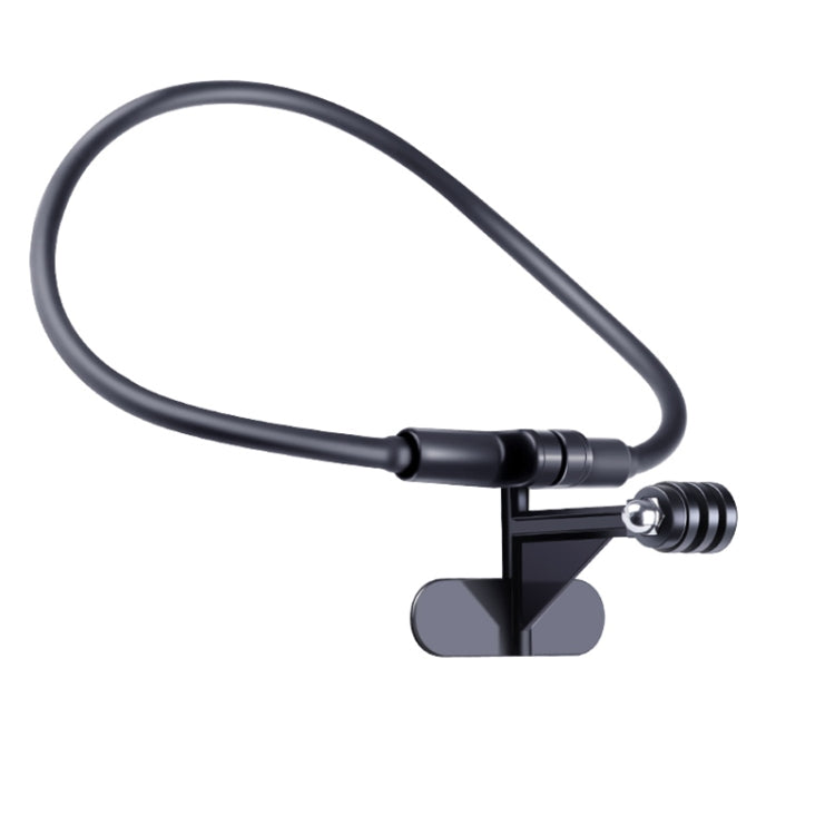 Hands Free Lazy Wearable Neck Camera Holder (Black) - Holder by PMC Jewellery | Online Shopping South Africa | PMC Jewellery | Buy Now Pay Later Mobicred