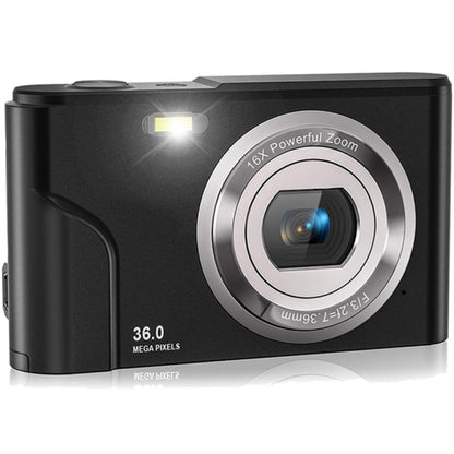 DC311 2.4 inch 36MP 16X Zoom 2.7K Full HD Digital Camera Children Card Camera, EU Plug(Black) - Children Cameras by PMC Jewellery | Online Shopping South Africa | PMC Jewellery | Buy Now Pay Later Mobicred