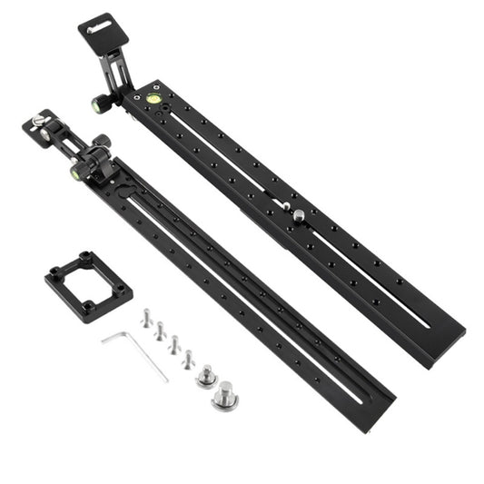 BEXIN VR-380 380mm Length Aluminum Alloy Extended Quick Release Plate for Manfrotto / Sachtler (Black) - Quick Release Plate by BEXIN | Online Shopping South Africa | PMC Jewellery | Buy Now Pay Later Mobicred