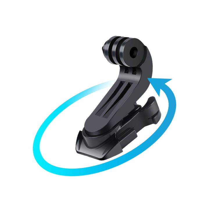 360 Degree Rotation J-Hook Buckle Mount (Black) - Helmet Mount by PMC TechLife | Online Shopping South Africa | PMC TechLife | Buy Now Pay Later Mobicred