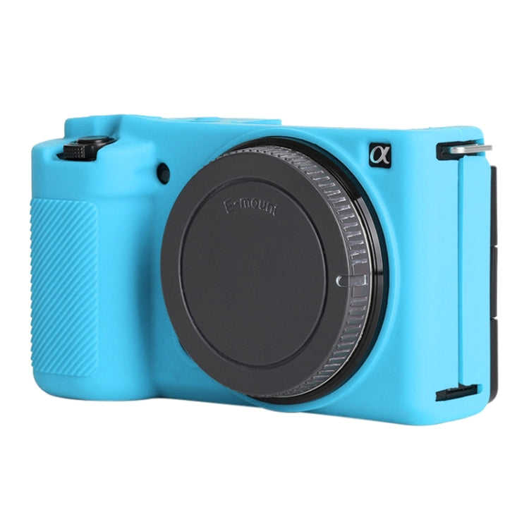 For Sony ZV-E10 Soft Silicone Protective Case (Blue) - free shipping - PMC TechLife - Order now!
