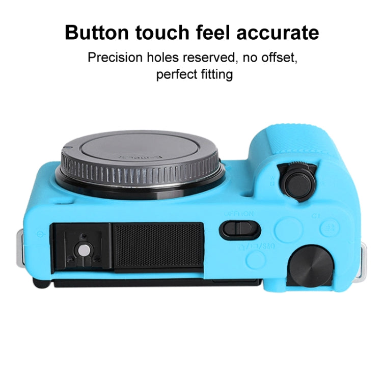 For Sony ZV-E10 Soft Silicone Protective Case (Blue) - free shipping - PMC TechLife - Order now!