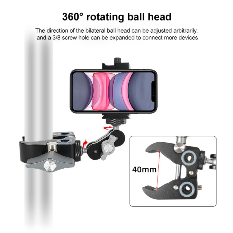 BEXIN WN-40 C-Type Universal Desk Magic Mount Claws Clip - Shoulder Rig Parts by BEXIN | Online Shopping South Africa | PMC TechLife | Buy Now Pay Later Mobicred