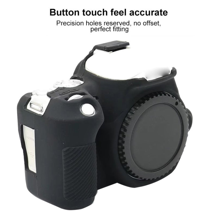For Canon EOS 250D Soft Silicone Protective Case (Red) - Protective Case by PMC TechLife | Online Shopping South Africa | PMC TechLife | Buy Now Pay Later Mobicred