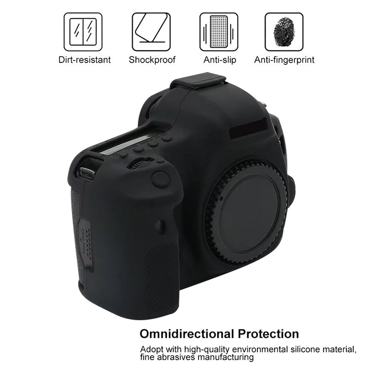 For Canon EOS 5DS Soft Silicone Protective Case (Red) - Protective Case by PMC TechLife | Online Shopping South Africa | PMC TechLife | Buy Now Pay Later Mobicred