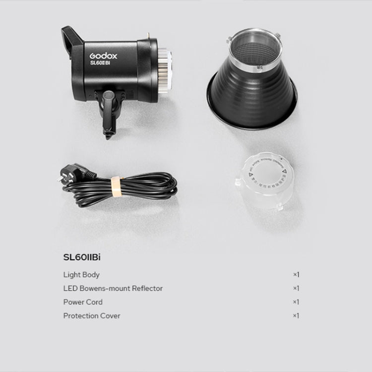 Godox SL60IIBi 75W Bi-Color 2800K-6500K LED Video Light(UK Plug) - free shipping - PMC TechLife - Order now!