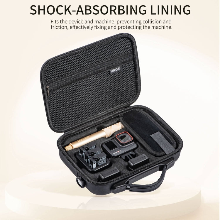 For Insta360 Ace / Ace Pro STARTRC Portable PU Storage Box Case (Black) - free shipping - PMC TechLife - Order now!