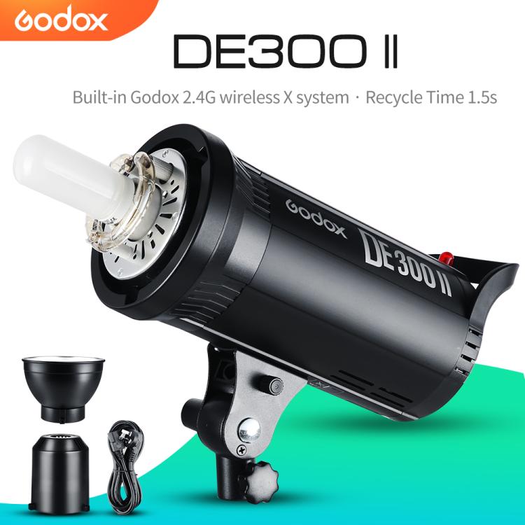 Godox DE300II 300Ws Studio Flash Light Strobe Lamp Head Bowens Mount Speedlight (UK Plug) - free shipping - PMC TechLife - Order now!