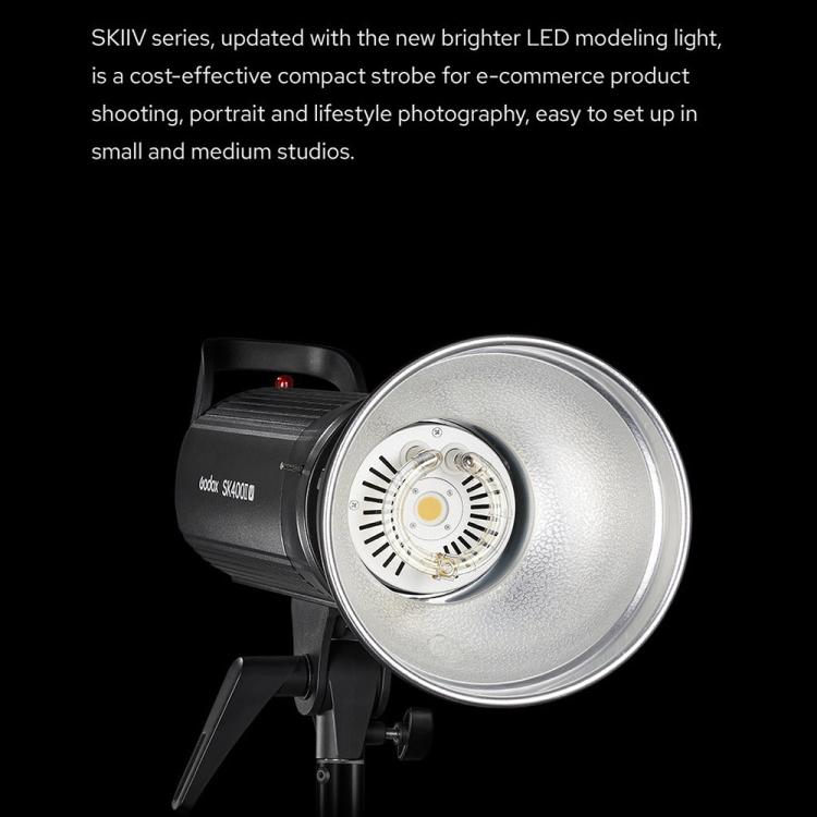 Godox SK300II-V Studio Flash Photo Light 300Ws Bowens Mount Monolight Light (UK Plug) - free shipping - PMC TechLife - Order now!