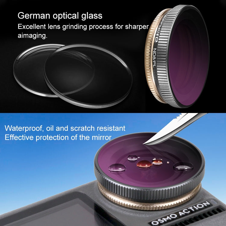 Sunnylife OA-FI171 ND4 Lens Filter for DJI OSMO ACTION - free shipping - PMC TechLife - Order now!