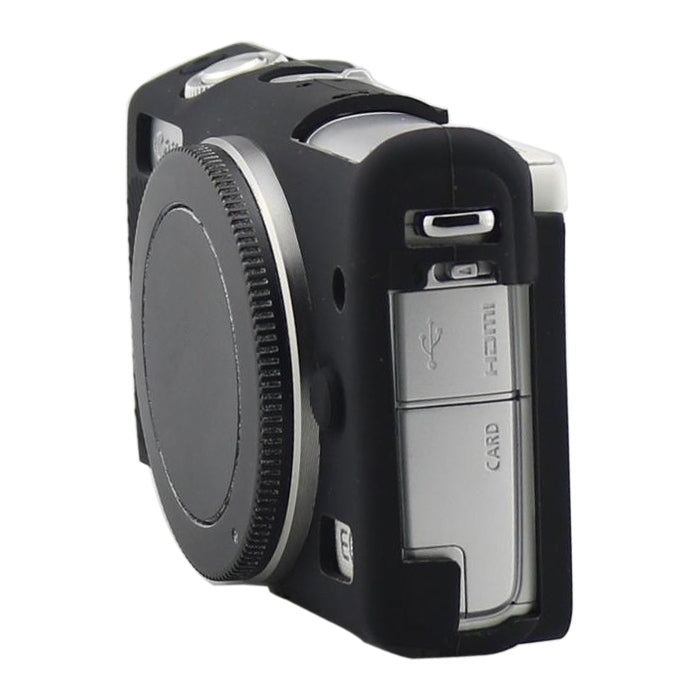 Soft Silicone Protective Case for Canon M100 (Black) - Protective Case by PMC TechLife | Online Shopping South Africa | PMC TechLife