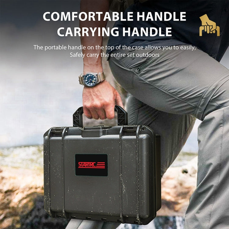 STARTRC DIY Combination Lock Waterproof Dual-layer Suitcase Storage Box (Black) - free shipping - PMC TechLife - Order now!