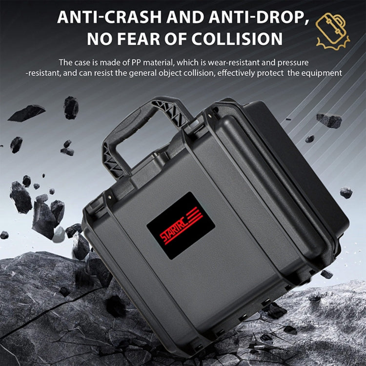 STARTRC DIY Combination Lock Waterproof Dual-layer Suitcase Storage Box (Black) - free shipping - PMC TechLife - Order now!