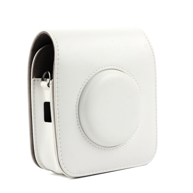 Vintage PU Leather Camera Case Protective bag for FUJIFILM Instax SQUARE SQ10 Camera, with Adjustable Shoulder Strap(White) - free shipping - PMC TechLife - Order now!