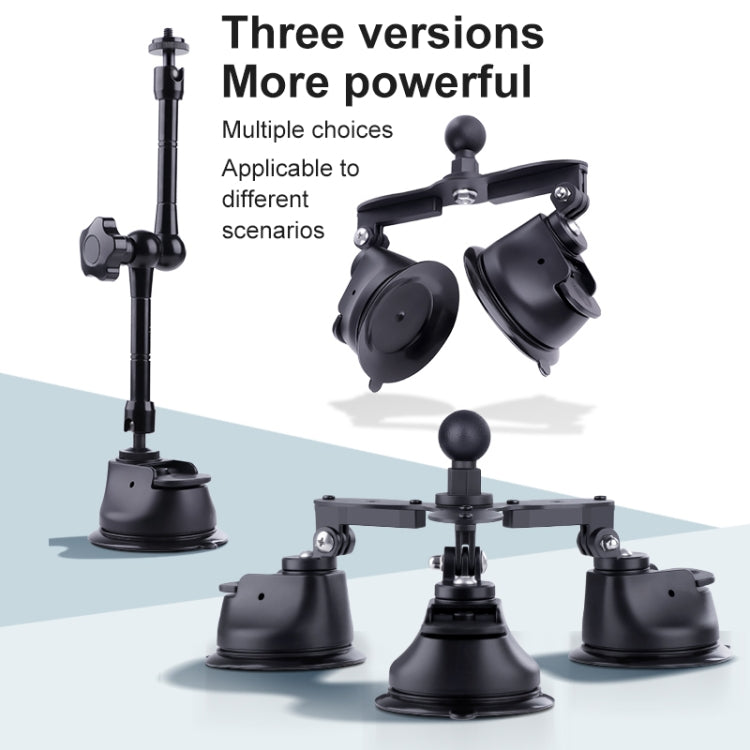 Single Suction Cup Articulating Friction Magic Arm Phone Clamp Mount (Black) - Holder by PMC TechLife | Online Shopping South Africa | PMC TechLife | Buy Now Pay Later Mobicred