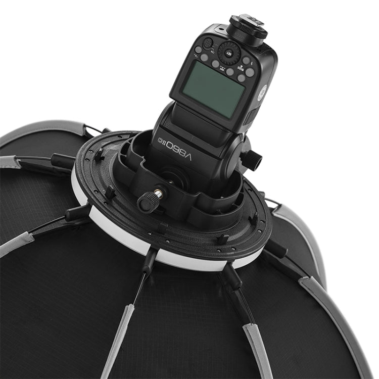 TRIOPO KS65 65cm Speedlite Flash Octagon Parabolic Softbox Diffuser with Bracket Mount Handle for Speedlite - free shipping - PMC TechLife - Order now!
