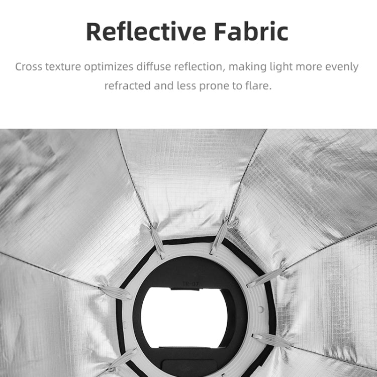 TRIOPO KS90 90cm Dome Speedlite Flash Octagon Parabolic Softbox Diffuser with Bracket Mount Handle for Speedlite - free shipping - PMC TechLife - Order now!