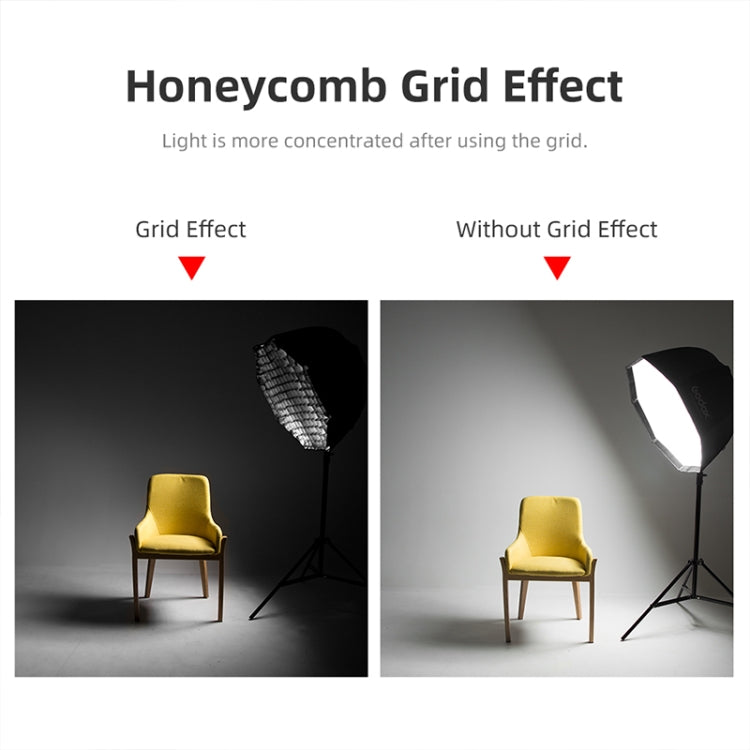 TRIOPO S120 Diameter 120cm Honeycomb Grid Octagon Softbox Reflector Diffuser for Studio Speedlite Flash Softbox - free shipping - PMC TechLife - Order now!