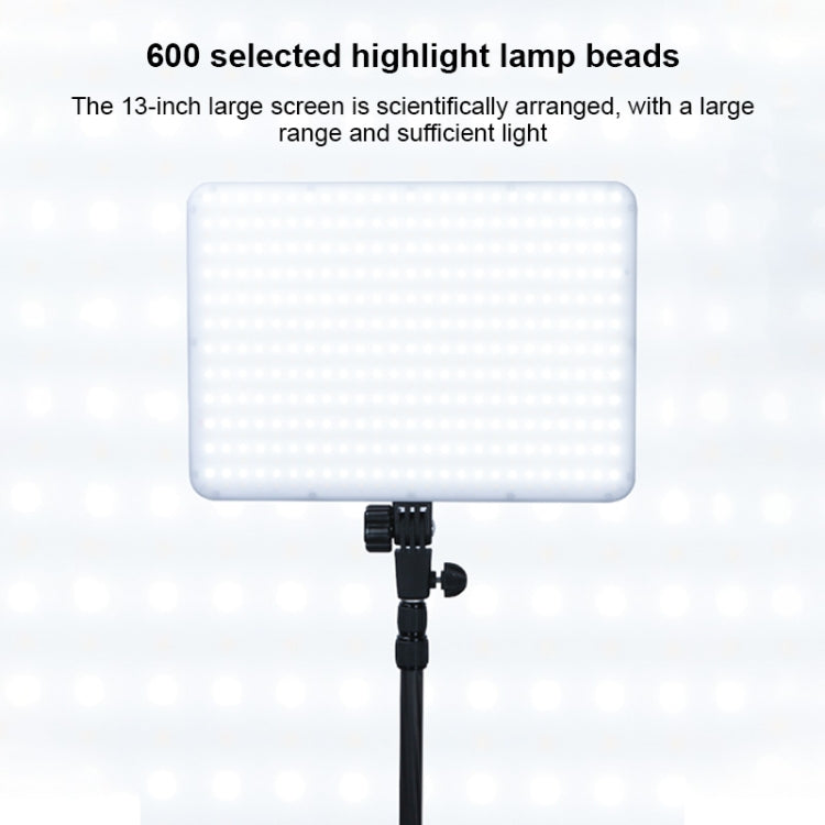 TRIOPO TTV-600 36+36W 5500-3200K 600 LEDs Flat Fill Light with Remote Control & Display - Selfie Light by TRIOPO | Online Shopping South Africa | PMC Jewellery | Buy Now Pay Later Mobicred