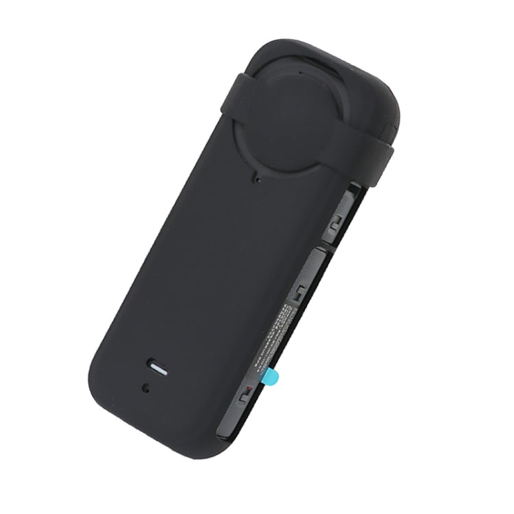 For Insta360 X4 Silicone Protective Case with Lens Cover (Black) - Case & Bags by PMC Jewellery | Online Shopping South Africa | PMC Jewellery | Buy Now Pay Later Mobicred