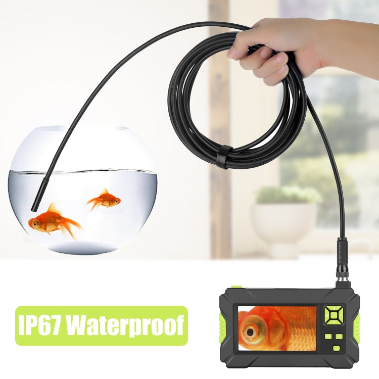 P30 8mm IP67 Waterproof 4.3 inch HD Portable Endoscope Hard Cable Industrial Endoscope, Cable Length: 5m -  by PMC Jewellery | Online Shopping South Africa | PMC Jewellery | Buy Now Pay Later Mobicred