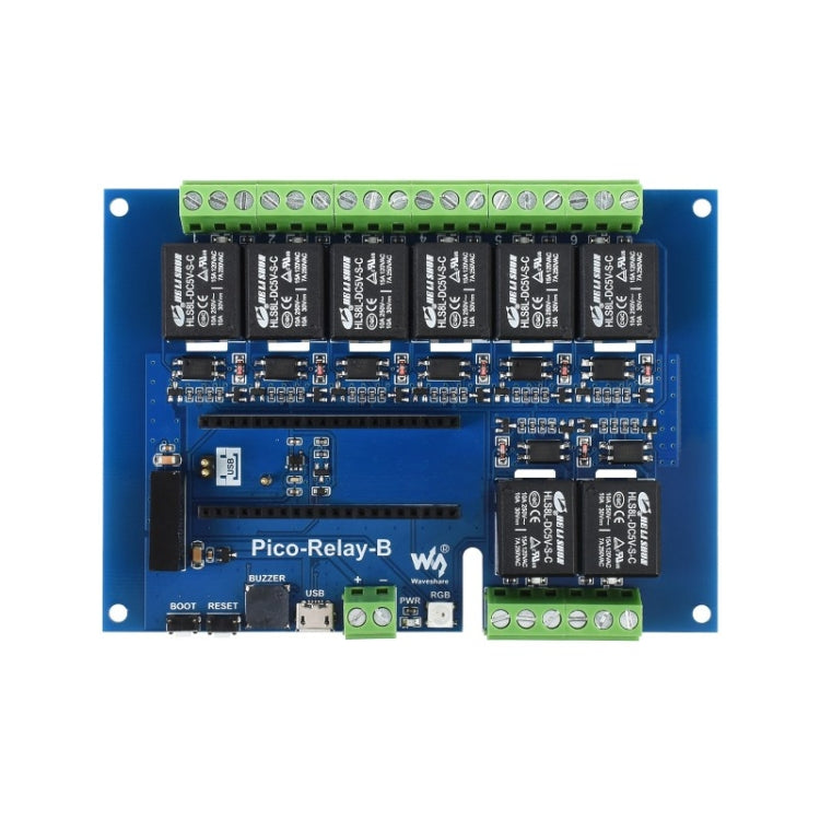 Waveshare Multi Protection 8-Channel Industrial Relay Module for Raspberry Pi Pico - free shipping - PMC Jewellery - Order now!