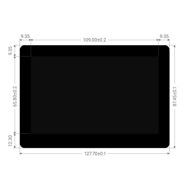 Waveshare 5 inch 800 x 480 Capacitive IPS Touch Display for Raspberry Pi, DSI Interface - free shipping - PMC TechLife - Order now!