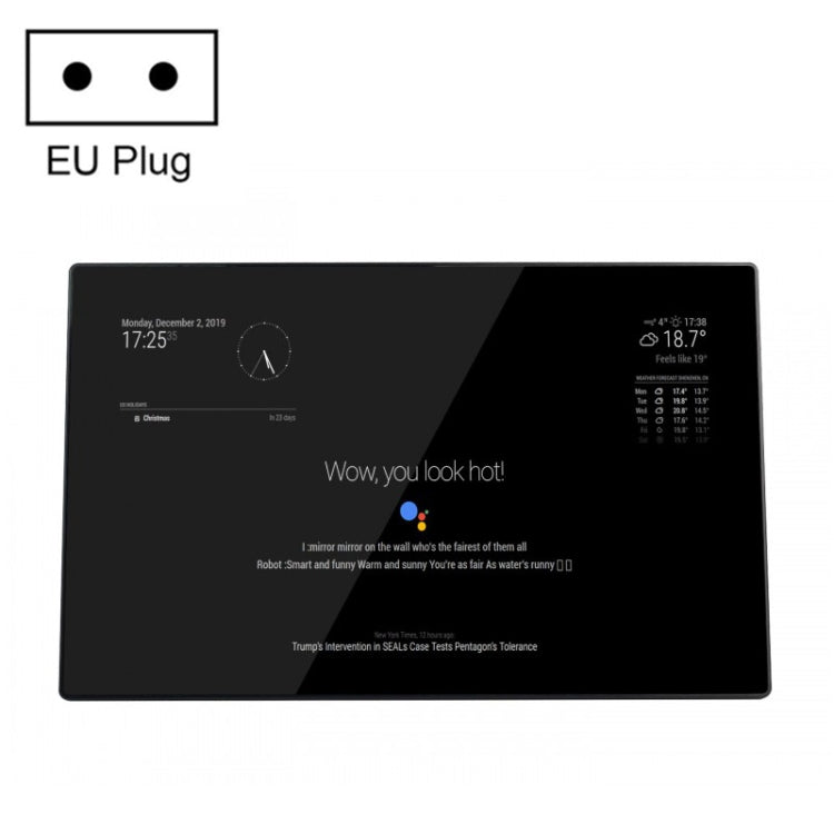 Waveshare 13.3 inch Magic Mirror, Voice Assistant, Touch Control(EU Plug) - free shipping - PMC Jewellery - Order now!