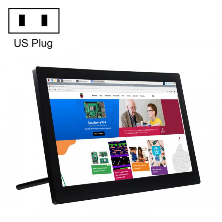 Waveshare 13.3 inch Mini-Computer Powered by Raspberry Pi 3A+, HD Touch Screen(US Plug) - free shipping - PMC Jewellery - Order now!