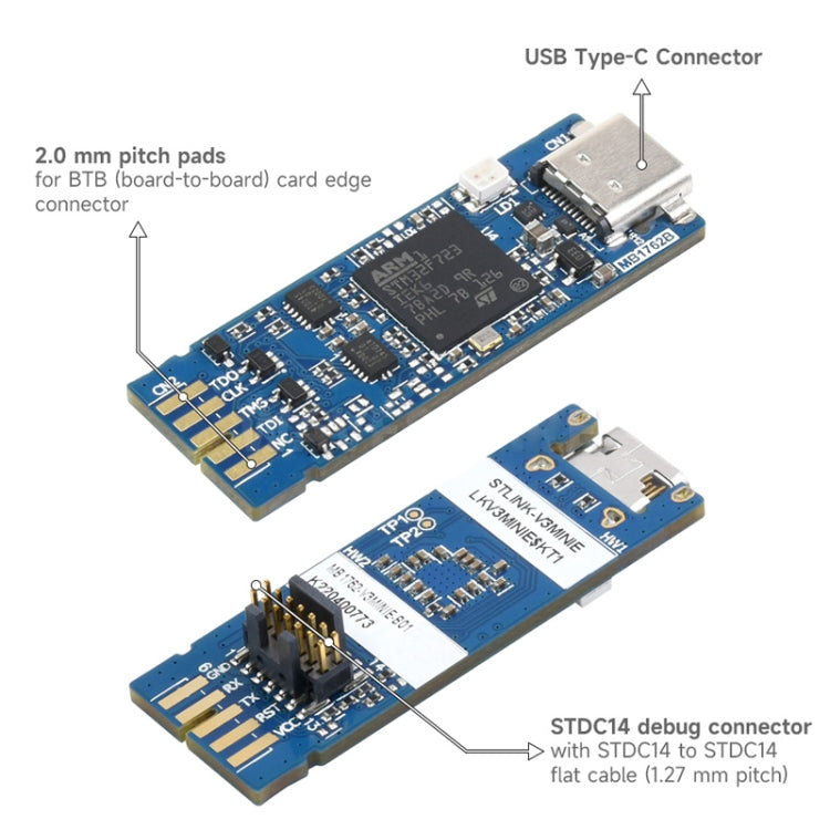 Waveshare STLINK-V3MINIE In-Circuit Debugger And Programmer Board For STM32 - free shipping - PMC Jewellery - Order now!
