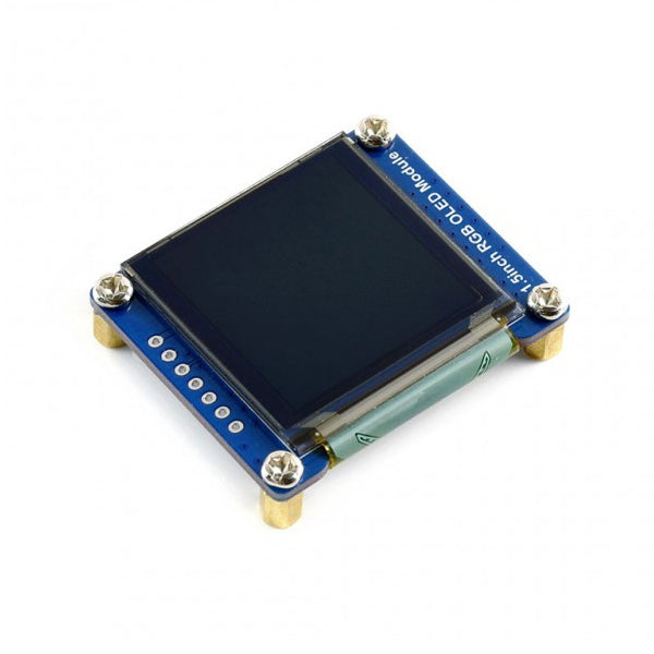 WAVESHARE 128x128 General 1.5inch RGB OLED Display Module 16-bit High Color with SPI Interface - free shipping - PMC Jewellery - Order now!