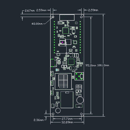 TTGO T-Beamv1.0 ESP32 Chipset Bluetooth WiFi Module 868MHz LoRa NEO-6M GPS Module with SMA Antenna, Original Version - Module by TTGO | Online Shopping South Africa | PMC Jewellery | Buy Now Pay Later Mobicred