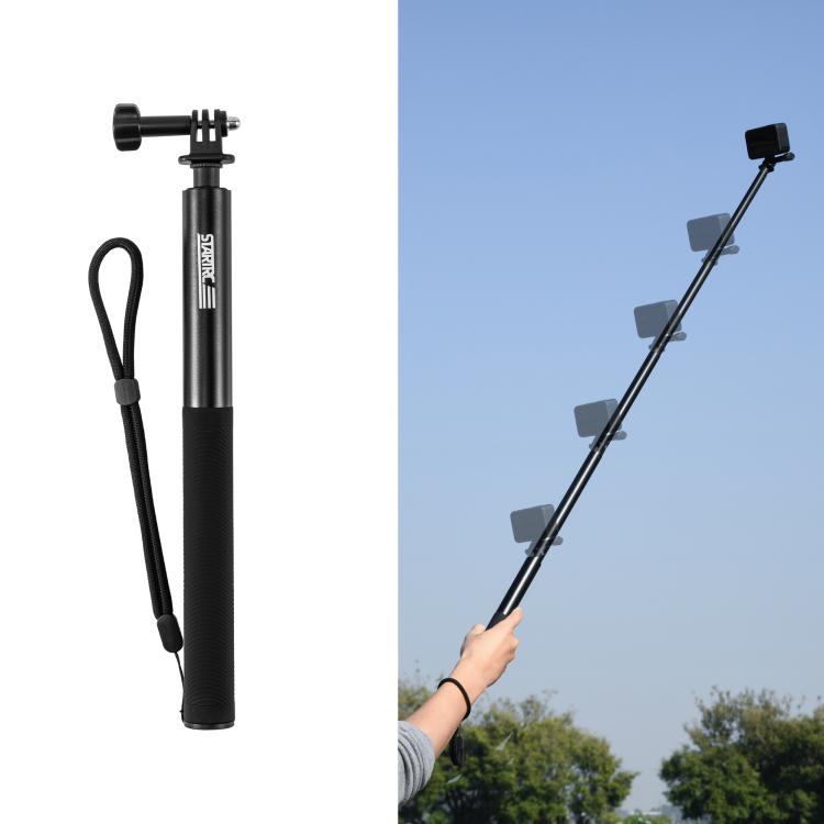 STARTRC 1.3m Handheld Extendable Pole Monopod (Black) - free shipping - PMC TechLife - Order now!
