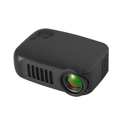 A2000 1080P Mini Portable Smart Projector Children Projector, EU Plug(Black) - Mini Projector by PMC Jewellery | Online Shopping South Africa | PMC Jewellery | Buy Now Pay Later Mobicred