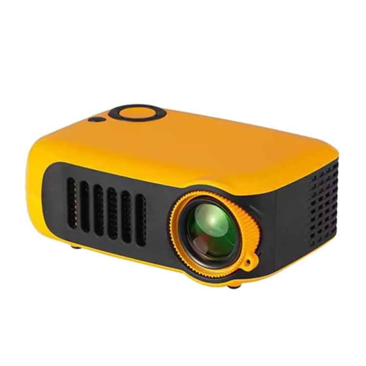 A2000 1080P Mini Portable Smart Projector Children Projector, US Plug(Yellow) - Mini Projector by PMC Jewellery | Online Shopping South Africa | PMC Jewellery | Buy Now Pay Later Mobicred