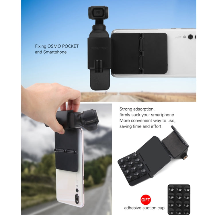 Sunnylife OP-ZJ060 Folding Sucker Holder for DJI OSMO Pocket - Mount & Holder by Sunnylife | Online Shopping South Africa | PMC TechLife | Buy Now Pay Later Mobicred