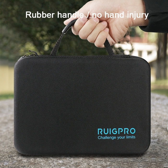 RUIGPRO Shockproof Waterproof Portable Case Box for DJI Osmo Action, Size: 28cm x 19.7cm x 6.8cm(Black) -  by RUIGPRO | Online Shopping South Africa | PMC Jewellery | Buy Now Pay Later Mobicred