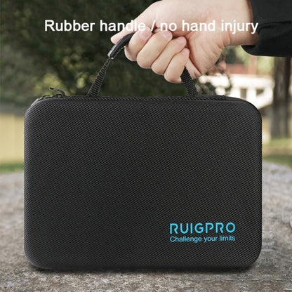 RUIGPRO Shockproof Waterproof Portable Case Box for DJI Osmo Action, Size: 33.5cm x 22.7cm x 6.3cm(Black) -  by RUIGPRO | Online Shopping South Africa | PMC Jewellery | Buy Now Pay Later Mobicred