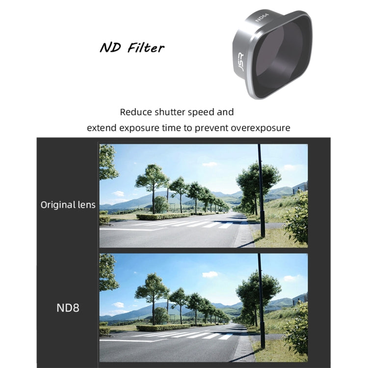 JSR KS ND64 Lens Filter for DJI FPV, Aluminum Alloy Frame - free shipping - PMC TechLife - Order now!