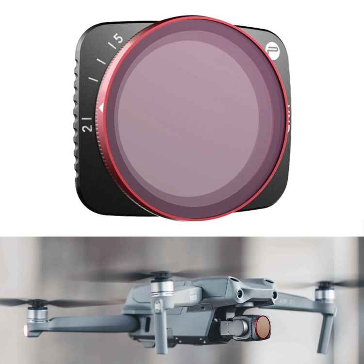 PGYTECH P-16B-064 Variable VND (2-5 Stop) Lens Filter for DJI Air 2S - Mavic Lens Filter by PGYTECH | Online Shopping South Africa | PMC Jewellery | Buy Now Pay Later Mobicred